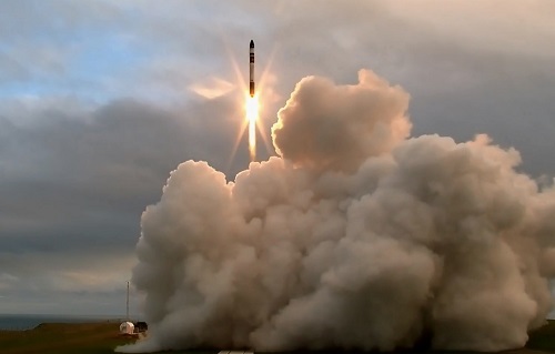 The Electron rocket lifts off on the Mahia Peninsula in New Zealand. Source: Rocket Lab 