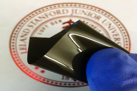 This thin film could keep li-ion batteries from catching fire. Image source: Stanford University