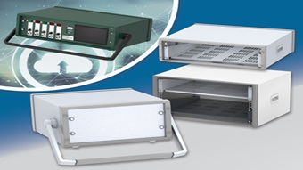 Choice of canting options for METCASE’s INSTRUMET 19 inch/10.5 inch rack enclosures