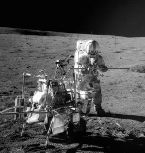 Apollo 14 astronaut Alan Shepard. A new UCLA study determined the age of the moon by analyzing minerals brought back by the 1971 mission.