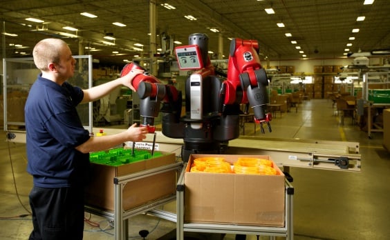 Rethink Robotics targets repetitive tasks that bore humans. Source: Rethink Robotics