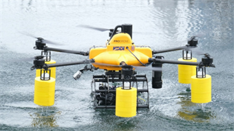 Video: Companies launch sea-to-air drone