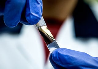 Thin film produced for cancer detection.