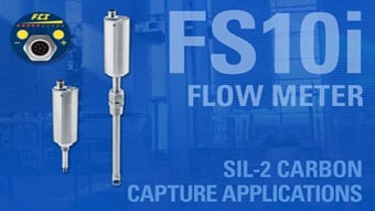 FS10i Flow Meter helps lime-based carbon capture systems clean up the air to prevent global warming