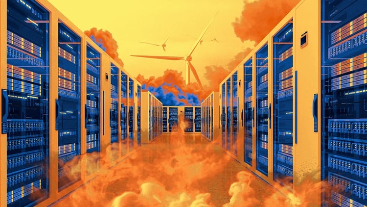 How the wind can fuel AI centers