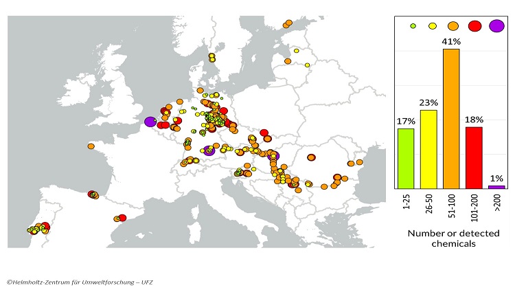 The chemicals contaminating European streams