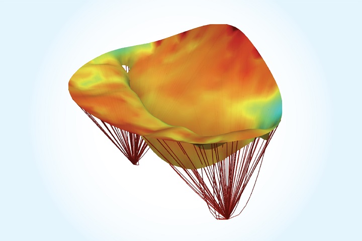 A computational model of the mitral valve pre-surgery. Source: Cockrell School of Engineering, University of Texas at Austin
