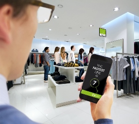 ZipLine uses infrared sensors to detect the number of people in a queue and how fast it is moving. Image credit: Cambridge Consultants.