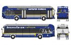 The 20 electric buses will feature UCI colors and emblems.