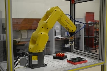 Programming efforts account for 45-60% of the cost of deploying a robot. Image credit: D. Russell/NIST.