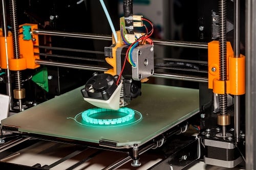 Stepper motors provide the precision movement required for 3D printers. Source: prescott09/Adobe Stock