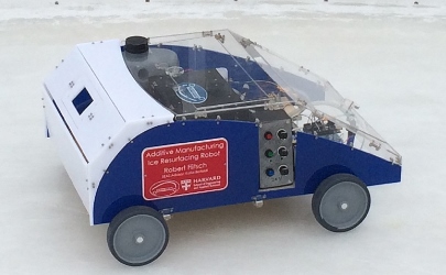 An Addibot resurfaces ice. Image credit: Addibots LLC.