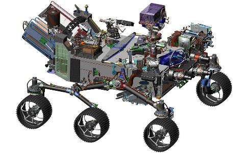 Concept of NASA Mars 2020 Rover.