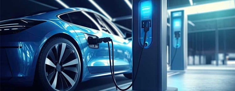 Figure 1: Fast, reliable, and safe battery chargers are an essential element to accelerate the adoption of electric vehicles. Source: Boyd