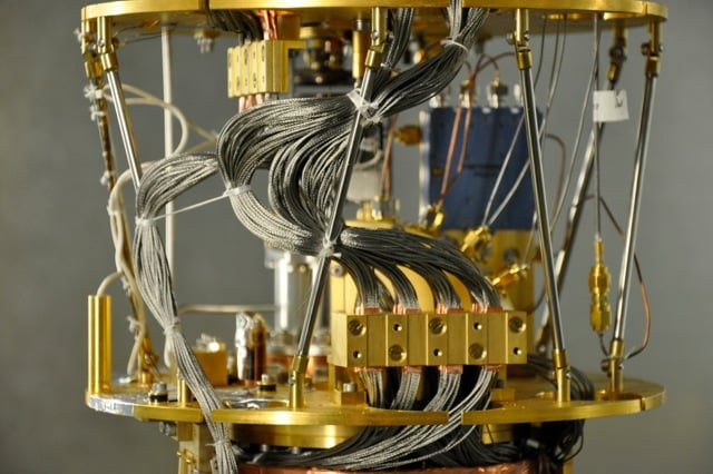 Support structure for installation of the D-Wave processor. Source: NASA Ames