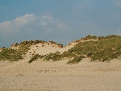 Sand dunes near Amsterdam and The Hague are used as natural filtration systems. 