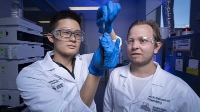 The shape-changing hydrogel is also self-healing. Source: Australian National University