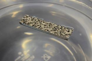 Researchers have demonstrated a metal matrix composite that can float on water. Image source: NYU Lab