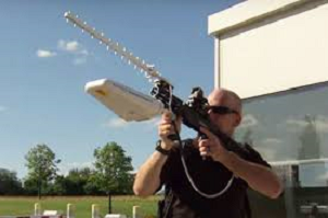 The handheld DroneDefender&trade;. Image credit: Battelle