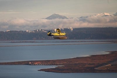 The DHC-2 Beaver completed its first flight equipped with an all-electric propulsion system. Source: Harbour Air