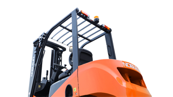 Diesel powered pneumatic forklift introduced by Noblelift