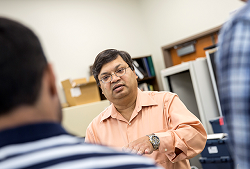 Professor Vittal Prabhu is developing new ways to reduce the environmental impacts of fleet vehicles, while keeping costs down and maintaining timely deliveries. Source: Min Xian