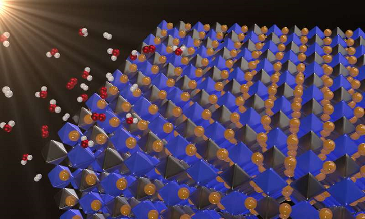 Lead-free double perovskites might serve as photocatalysts for solar water splitting. Source: George Volonakis/University of Oxford 