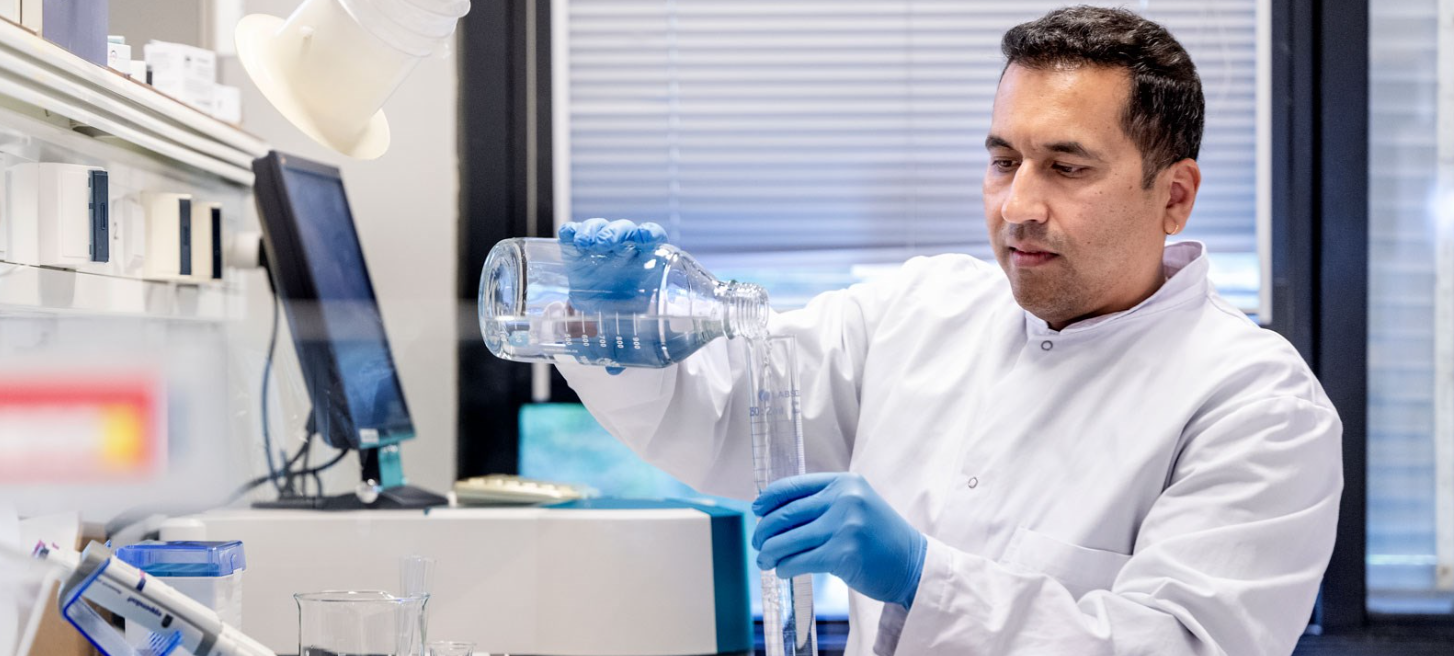 Senior researcher Ravi Kumar Chhetri from DTU is working with several companies to reduce their water consumption. Source: Bax Lindhardt/DTU
