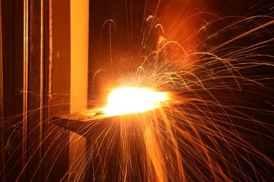 Figure 1: Forge welding was first used for metal joining during the Middle Ages. Source: Kevin Wood / CC BY-SA 3.0