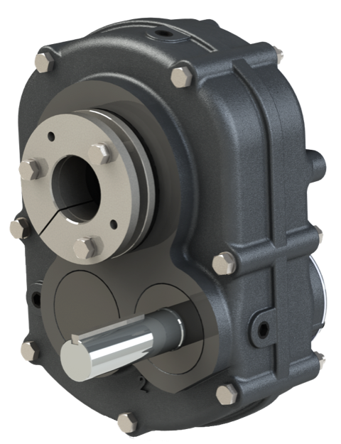 Figure 2. Shaft-mounted gearbox. Source: Worldwide Electric