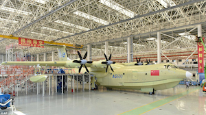 The AG600 is similar in size to a Boeing 737. Image credit: Aviation Industry Corporation of China.