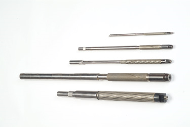 Figure 5. Single Stroke Honing Tools are plated single layer diamond superabrasive hones. Only two diamond finishing sleeves (220 grit and 400 grit) are sufficient to meet most honing needs. Source: Sunnen
