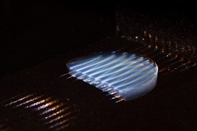 The new aerogel insulating material is highly transparent, transmitting 95% of light. Source: Lin Zhao et al.