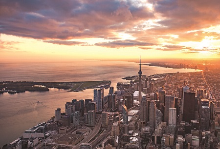 Toronto city skyline. Source: City of Toronto
