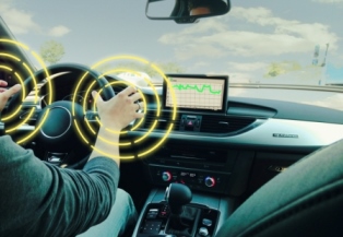 SensoFoil sensing technology is now able to measure sensitivity as well as hand position on a vehicle steering wheel. Source: Hoffman-Krippner.com