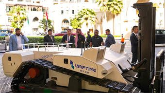 LEAPTING's new robot tackles solar construction's toughest hauls