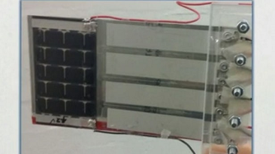 Energy-harvesting flags generate electricity using wind and solar power. Source: Manchester University