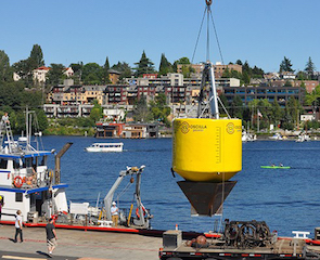 At full scale, each Triton system will be 30 yards wide and able to power more than 650 homes. Image credit: Oscilla Power.