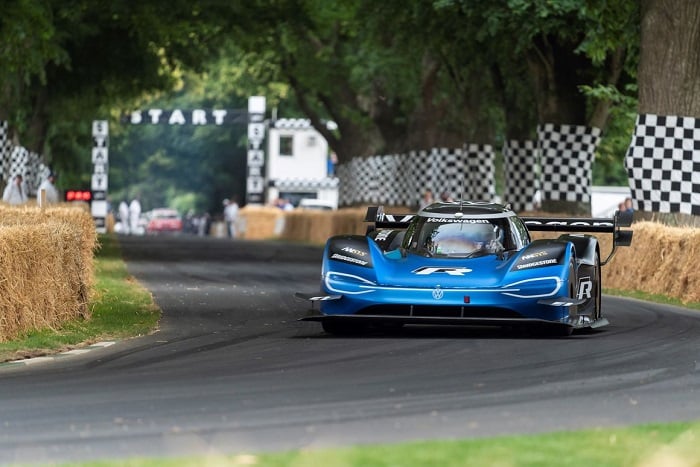 The Volkswagen ID.R completed the 1.86-km track in just 39.90 seconds. Source: Volkswagen Group