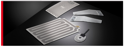Figure 1: PET heating elements are highly flexible. Source: Pelonis Technologies