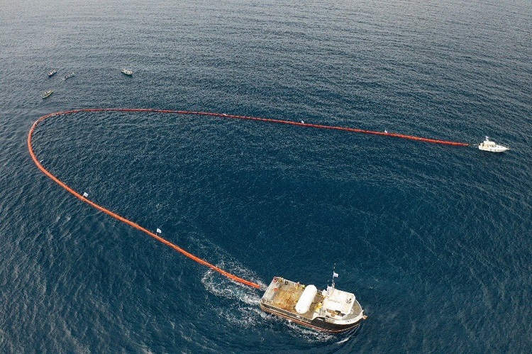 The Holy Turtle collects plastic waste from the ocean waters without harming marine life as part of a massive cleanup expedition in Honduras. Source: PRNewsfoto / SodaStream International Ltd.