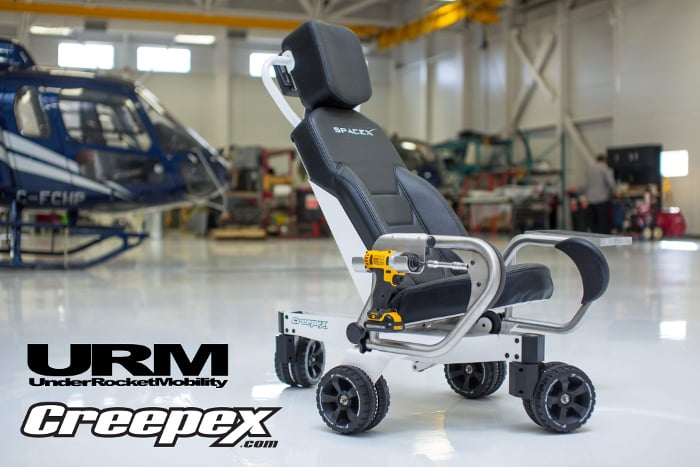 URM’s maneuverability and ease of adjustment make it a good fit for a wide range of jobs in addition to rocket inspection, including work on aircraft, trains, machinery, and tunnel boring machines. Source: Creepex