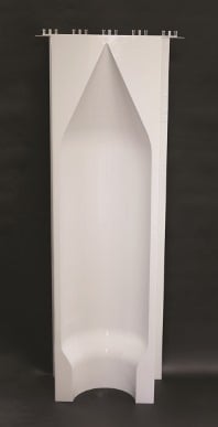 A rocket fairing tool built with the Infinite Built technique. Image source: Stratasys