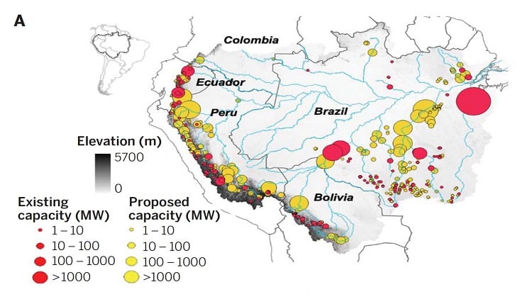 Framework supports sustainable Amazon hydro dam siting