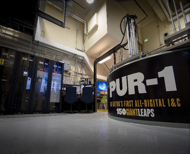Purdue developed and built the digital system along with Mirion Technologies and the Curtiss-Wright Corp. Source: Purdue University/Vincent Walter 