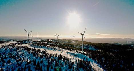 Vestas will supply turbines for the onshore wind power project. Image source: Vestas.