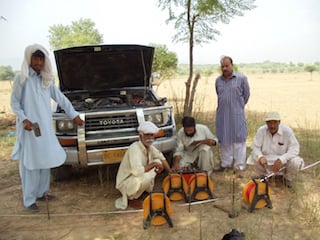 Pakistani water managers are accessing NASA satellite data to monitor groundwater changes. Image credit: Pakistan Council of Research in Water Resources.