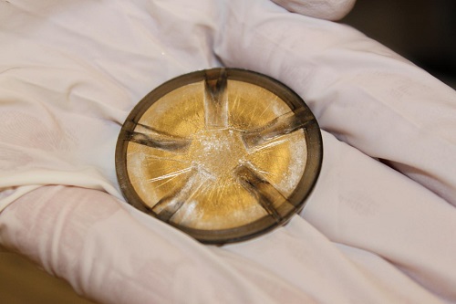 Platinum mixed with yttrium was used to create a new nanoalloy for mass production of fuel cells. (Source: Chalmers University of Technology)
