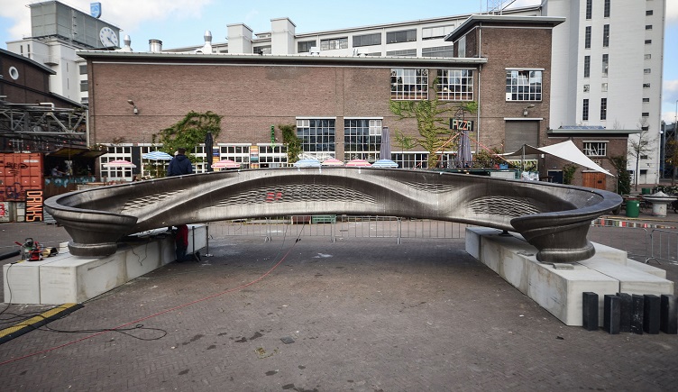 3D-printed Steel Bridge to be Installed in Amsterdam