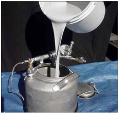 Hydrilyte being poured. Source: Carbon280